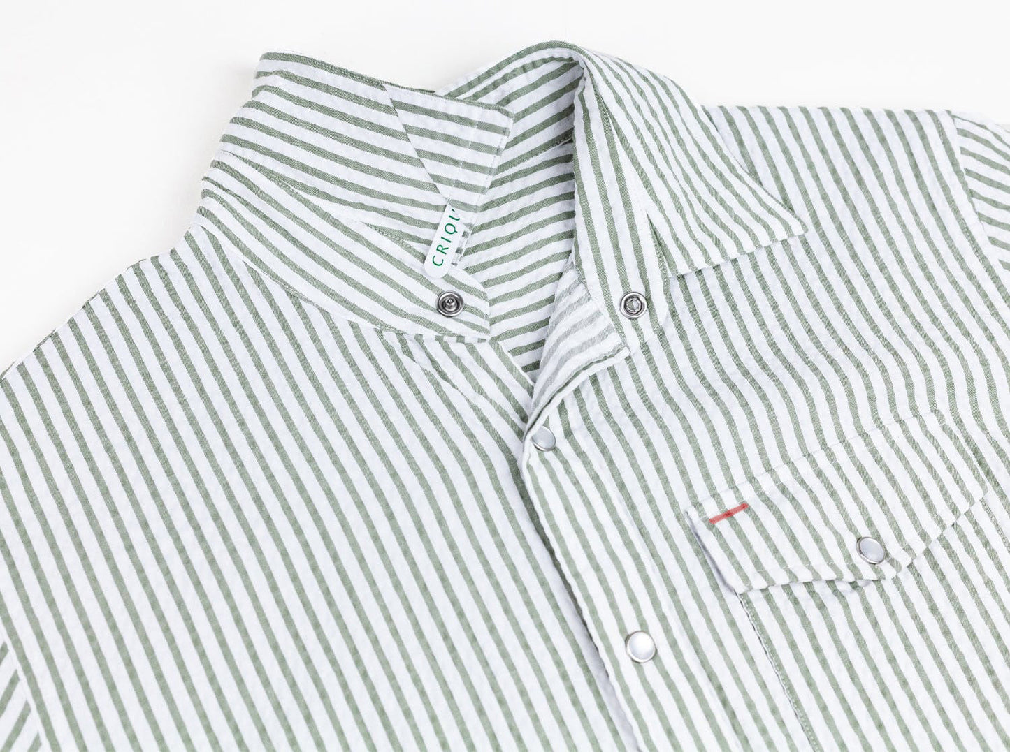 Short Sleeve Performance Pearl Snap - Seersucker