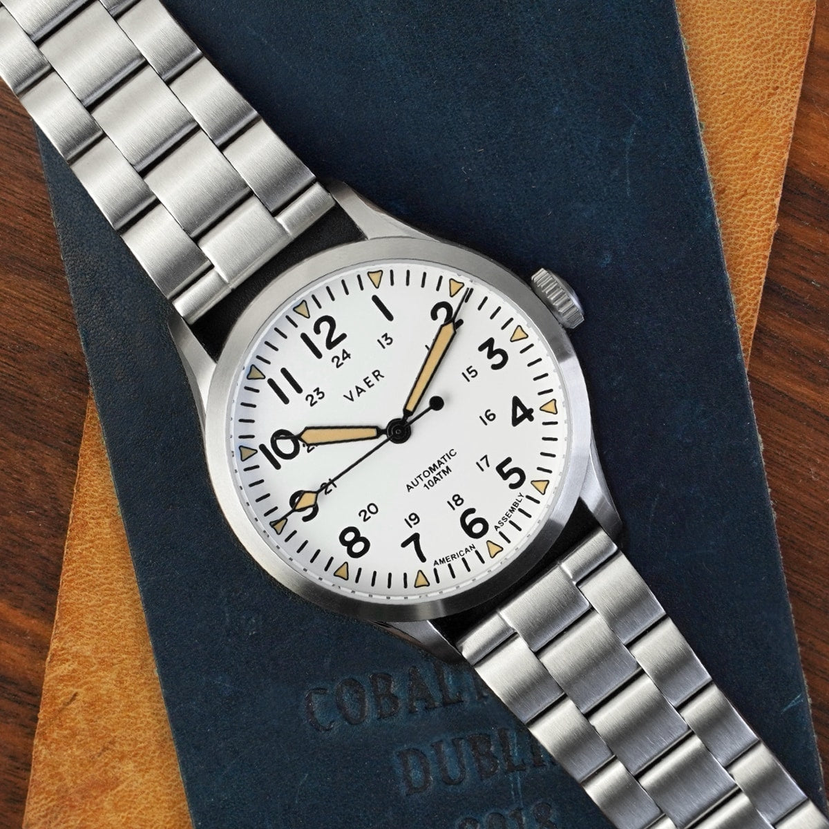 Standard Quick Release 3-Link Bracelet - Straight Endlink (Fits All Vaer Watches)