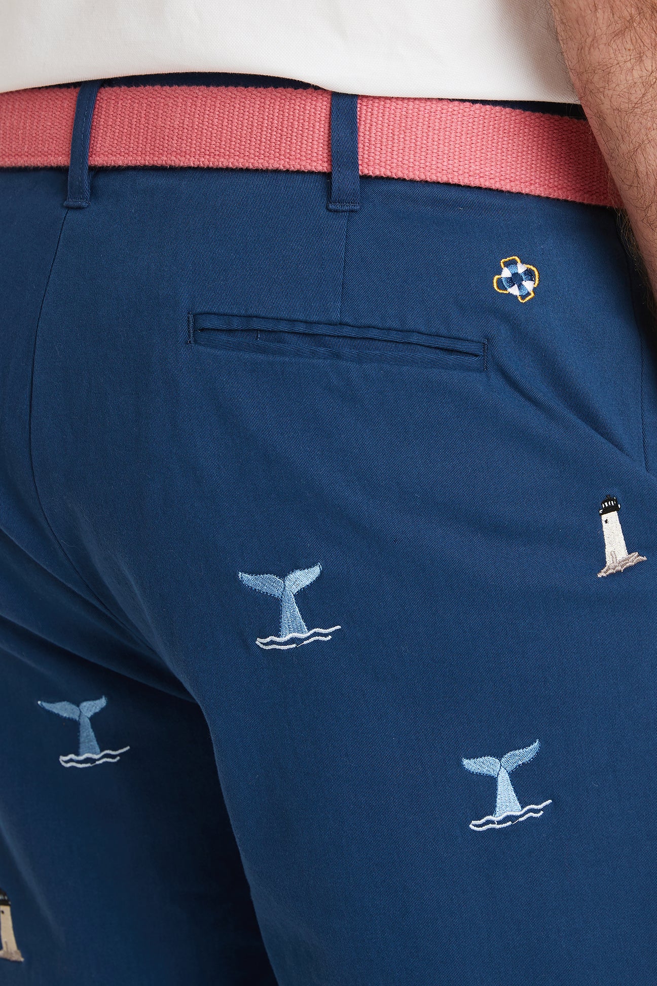 Twill Nantucket Shorts -Whale Tale/Lighthouse