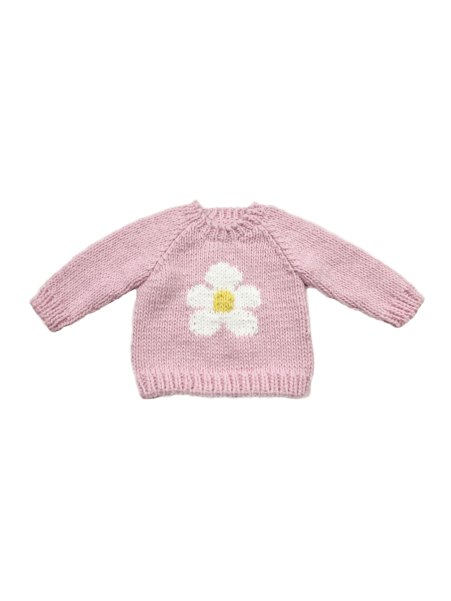 Flower Sweater Pink Baby Girl Spring Kid Apparel