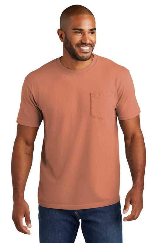 6030 Comfort Colors - Pigment-Dyed Short Sleeve Sh in Terracotta front view