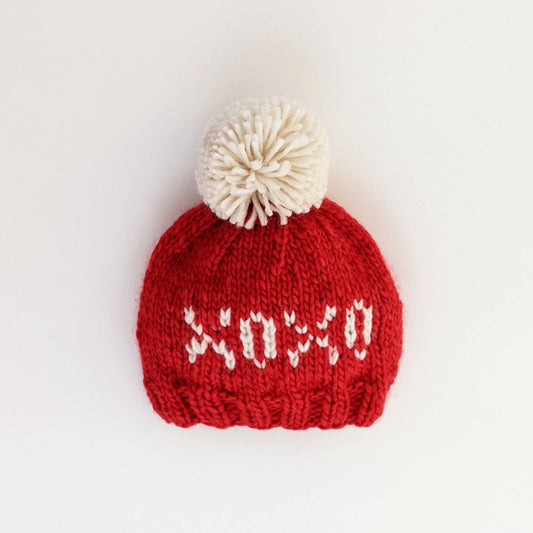 XOXO Red Valentine's Day Knit Beanie Hat  Baby & Kids