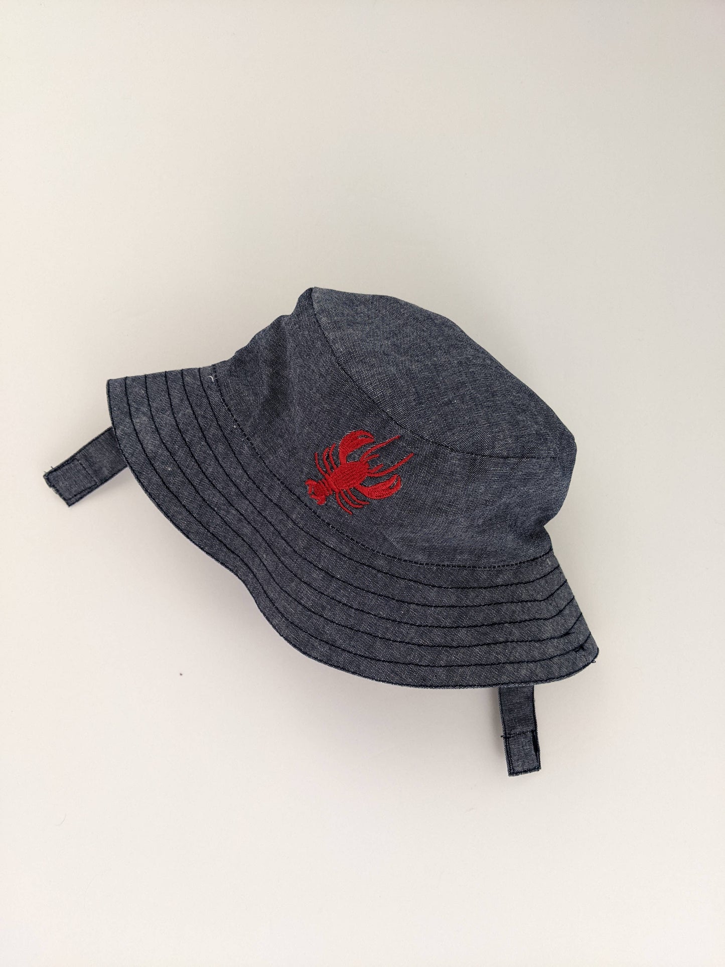 Lobster Chambray Bucket Hat Baby & Toddler