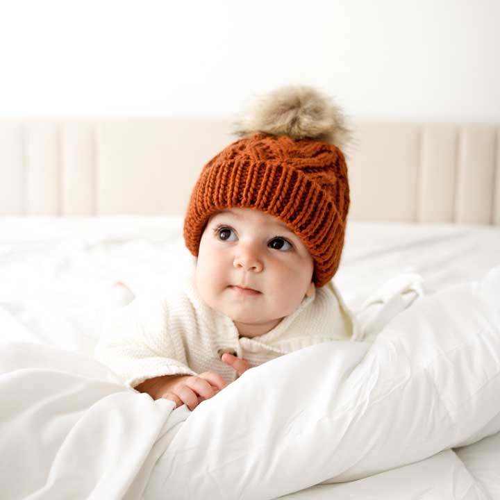 Chili Pop Pom Pom Beanie Hat Baby & Kids