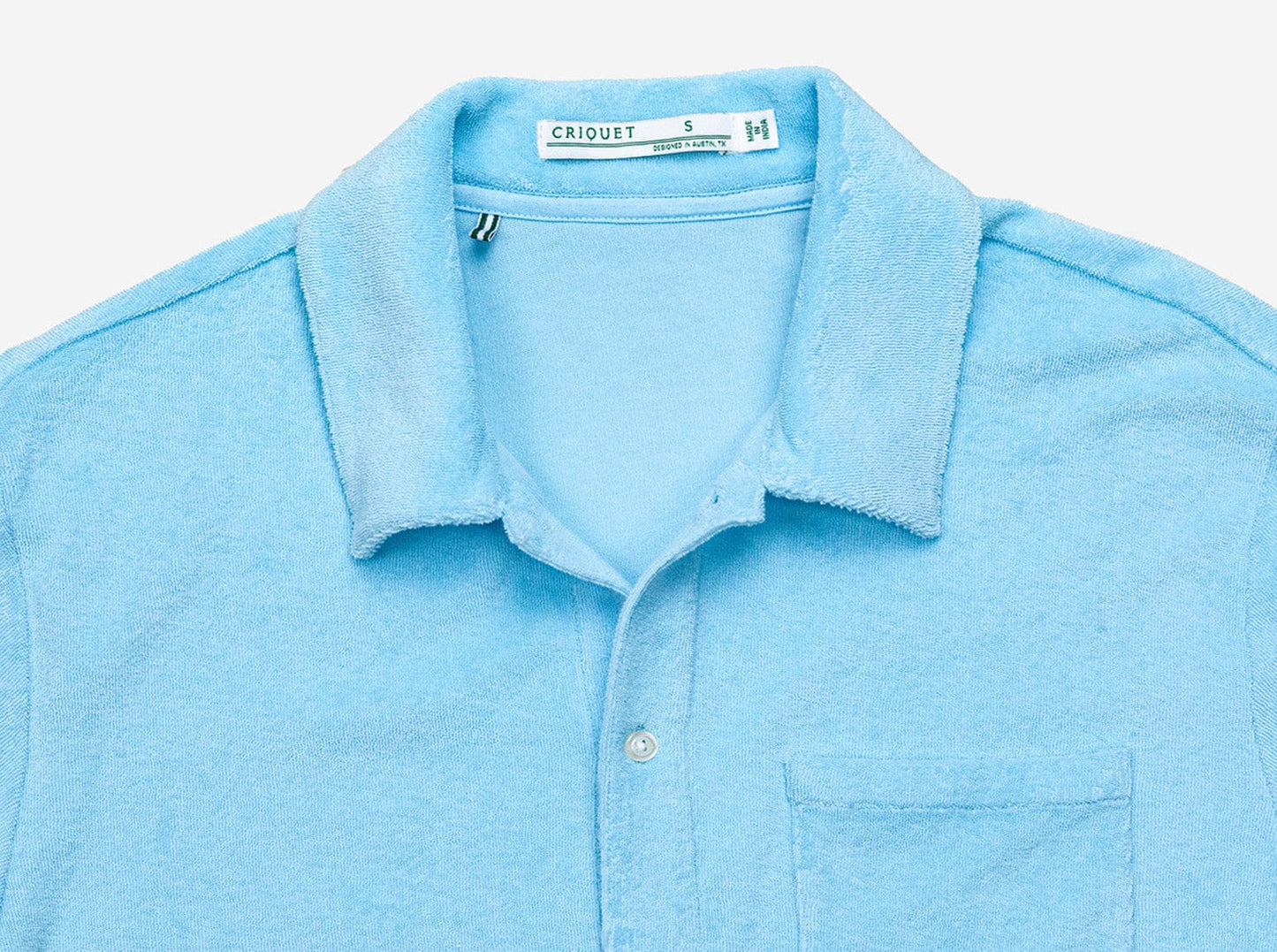 Terrycloth Button Down
